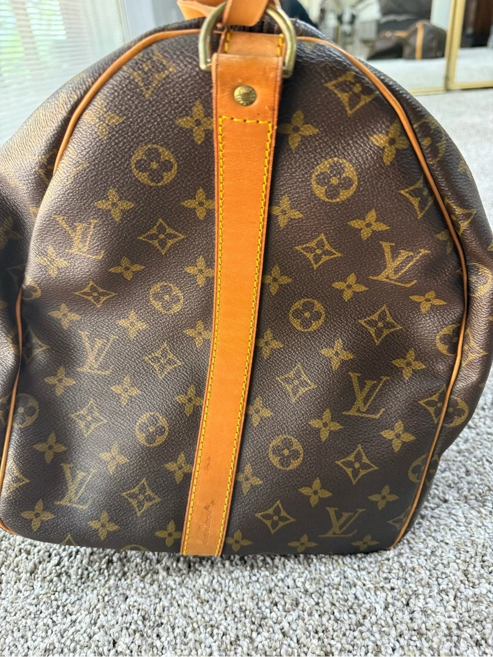 Louis Vuitton Vintage Preloved Monogram Keepall Bandoulière 55! Unisex 9/1990